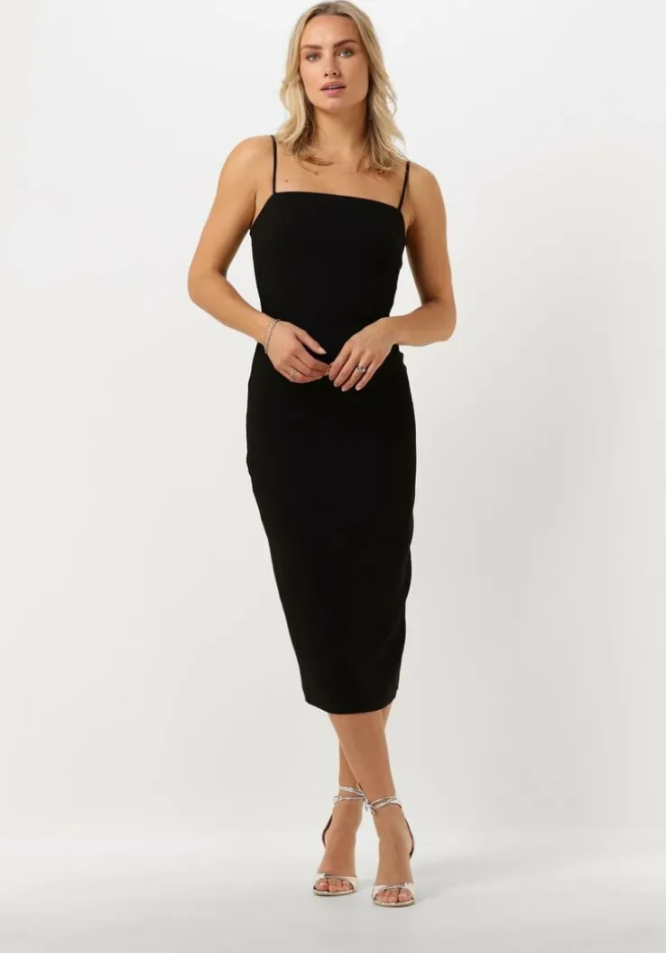 zwarte josh v midi jurk cheryl