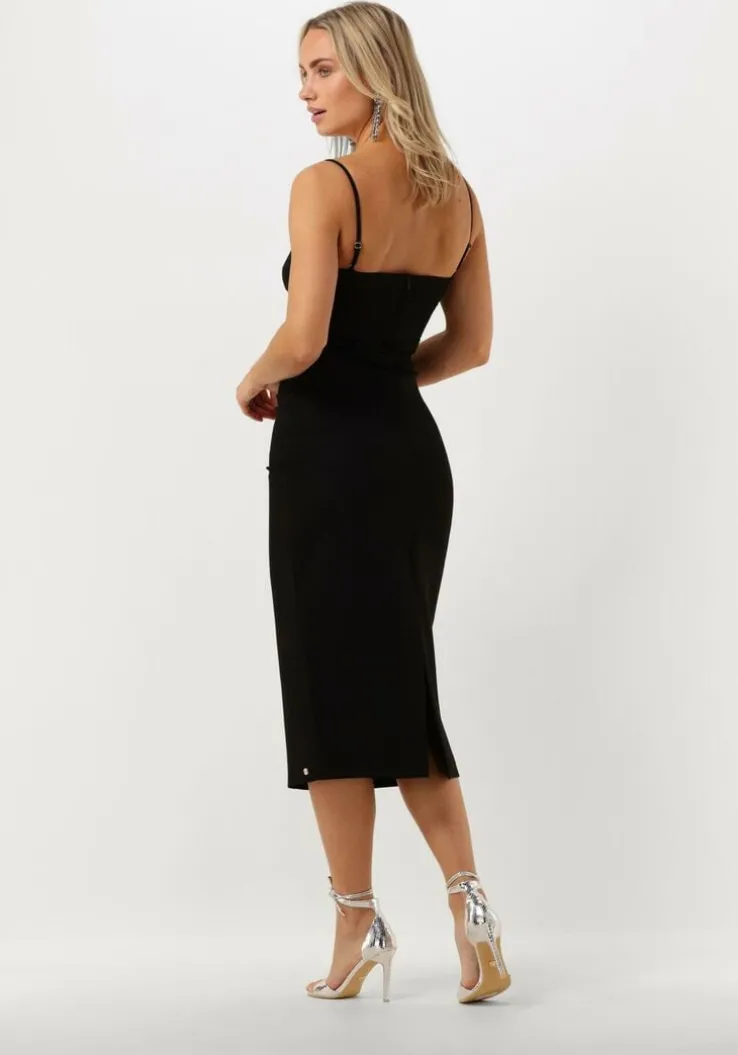 zwarte josh v midi jurk cheryl
