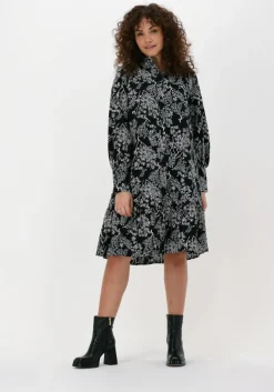 zwarte just female mini jurk lively short dress