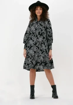 zwarte just female mini jurk lively short dress