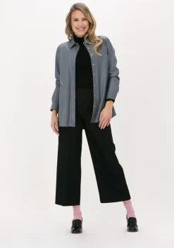 zwarte just female wijde broek watson trousers