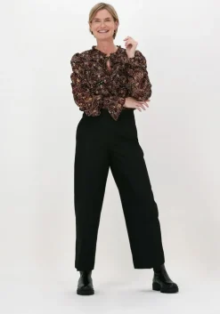 zwarte just female wijde broek watson trousers
