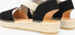 zwarte kanna espadrilles ada