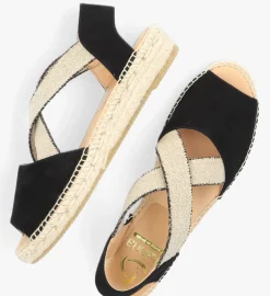 zwarte kanna espadrilles ada