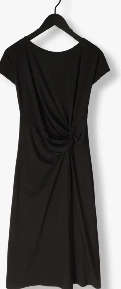 zwarte knit-ted midi jurk zwaan