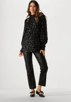 zwarte knit-ted pantalon cleo pant