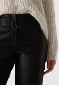 zwarte knit-ted wijde broek naomi pant