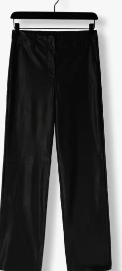 zwarte knit-ted wijde broek naomi pant