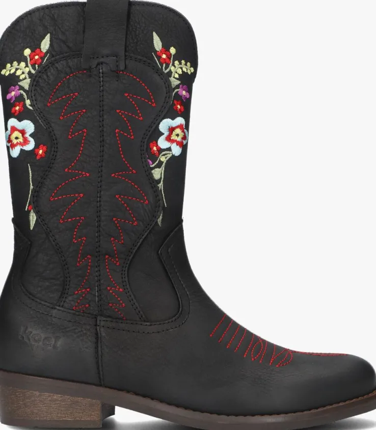 zwarte koel4kids cowboylaarzen 10m010