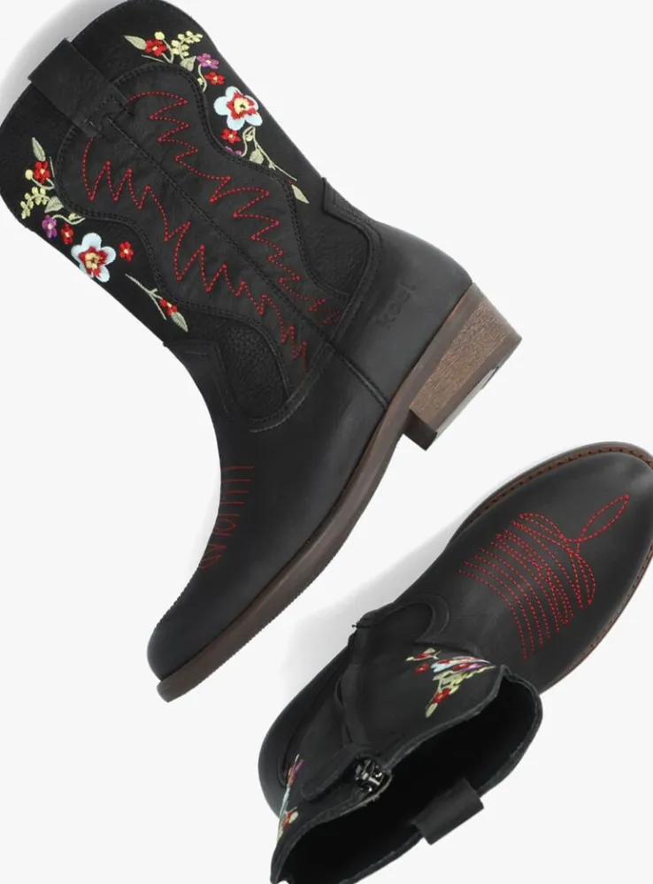 zwarte koel4kids cowboylaarzen 10m010
