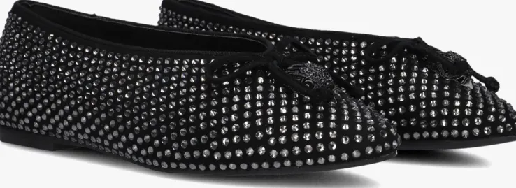 zwarte kurt geiger london ballerina's sloane eagle ballerina