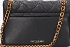 zwarte kurt geiger london schoudertas mini kensington x bag