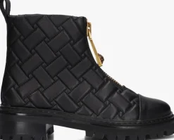 zwarte kurt geiger london enkelboots kensington zip boot