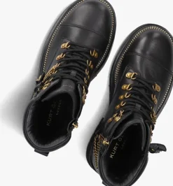 zwarte kurt geiger london chelsea boots chelsea combat boot