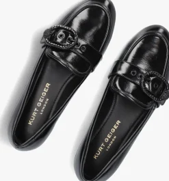 zwarte kurt geiger london loafers mayfair loafer