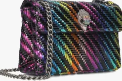 zwarte kurt geiger london schoudertas mini kensington bag