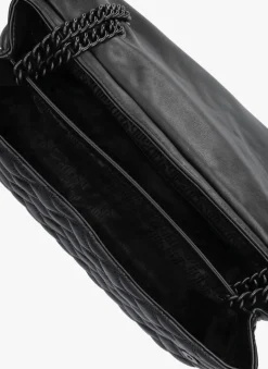 zwarte kurt geiger london schoudertas xxl kensington drench