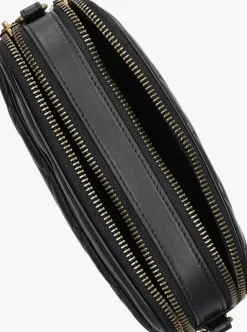 zwarte kurt geiger london schoudertas 2zip kensington camera