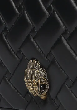 zwarte kurt geiger london schoudertas 2zip kensington camera