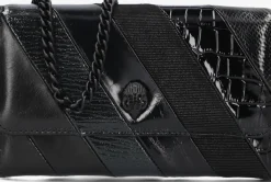 zwarte kurt geiger london schoudertas kensington chain w l