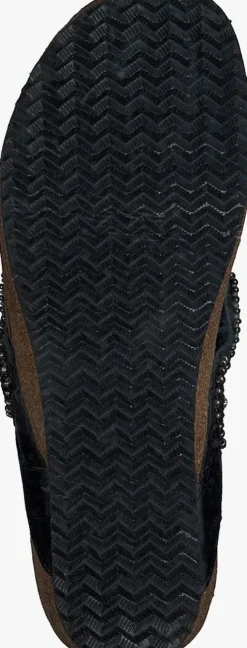 zwarte lazamani slippers 75.455