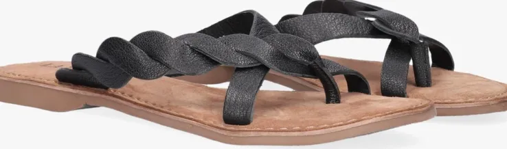 zwarte lazamani teenslippers 75.283