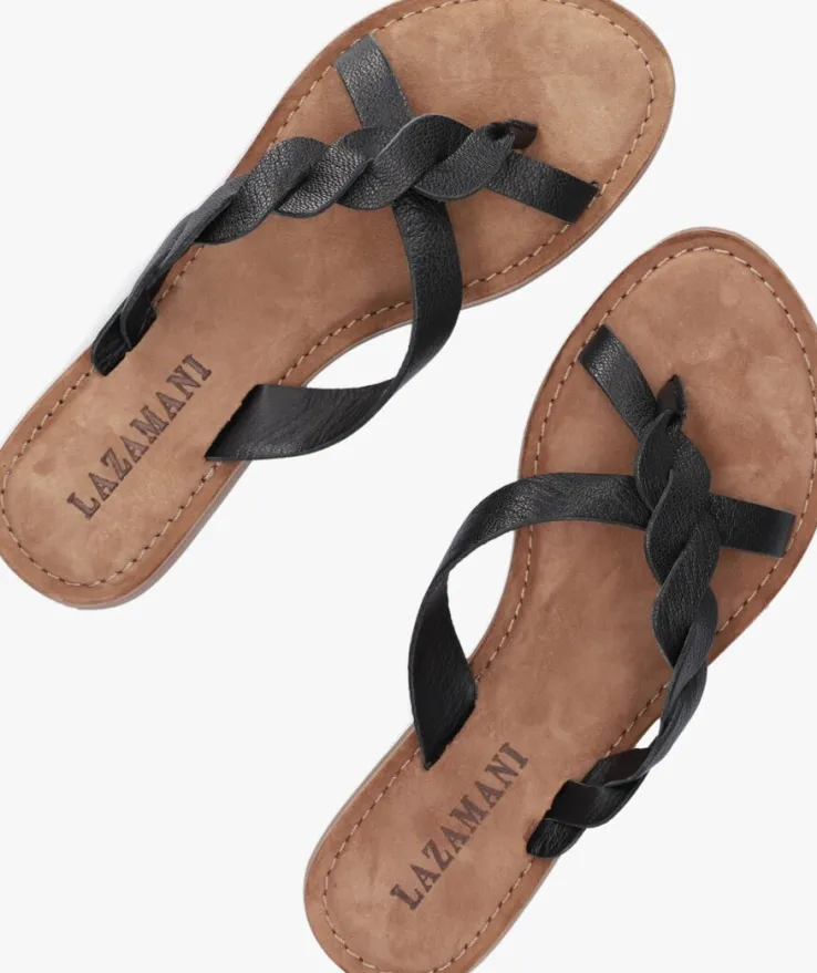 zwarte lazamani teenslippers 75.283