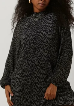 zwarte levete room mini jurk lr-wells 2 dress