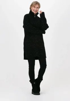 zwarte levete room mini jurk oleen 1