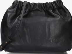 zwarte liebeskind schoudertas ruffle hobo s