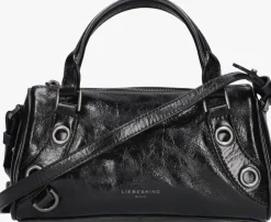 zwarte liebeskind schoudertas nika satchel s