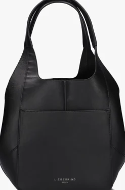 zwarte liebeskind schoudertas lily tote m