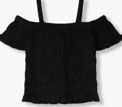zwarte like flo top ebi flo offshoulder top