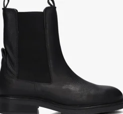 zwarte lina locchi chelsea boots 09-225