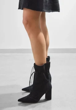 zwarte lina locchi enkellaarsjes l1140 sue