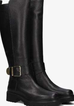 zwarte lina locchi enkellaarsjes v66