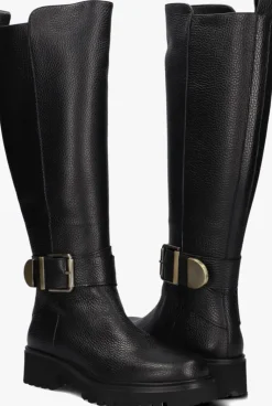 zwarte lina locchi enkellaarsjes v66