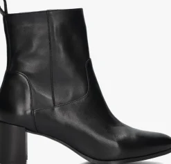 zwarte lina locchi enkellaarsjes 8543