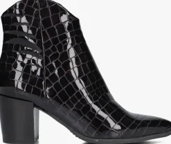 zwarte lina locchi enkellaarsjes at 152