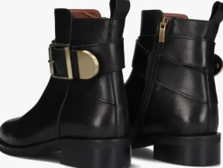 zwarte lina locchi enkellaarsjes 2232