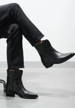 zwarte lina locchi enkellaarsjes 39445