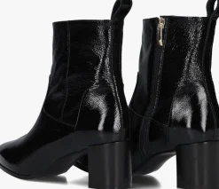 zwarte lina locchi enkellaarsjes 8543