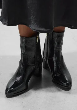 zwarte lina locchi enkellaarsjes 8543