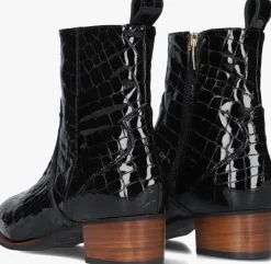 zwarte lina locchi enkellaarsjes 3231