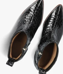 zwarte lina locchi enkellaarsjes 3231