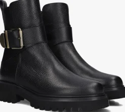 zwarte lina locchi enkellaarsjes v59