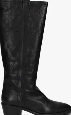 zwarte lina locchi hoge laarzen at40