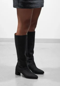 zwarte lina locchi hoge laarzen 8591