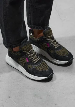 zwarte lina locchi lage sneakers cibel