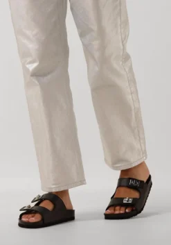 zwarte lina locchi slippers led 2 band slipper